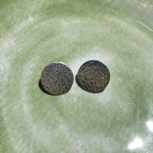 Sterling Silver Hammered Earrings